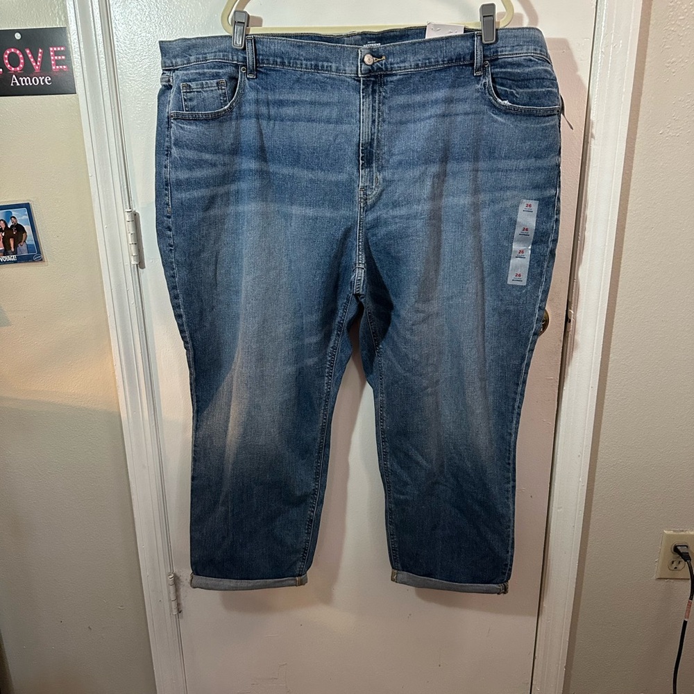 Old Navy Women's Boyfriend Jeans - Blue